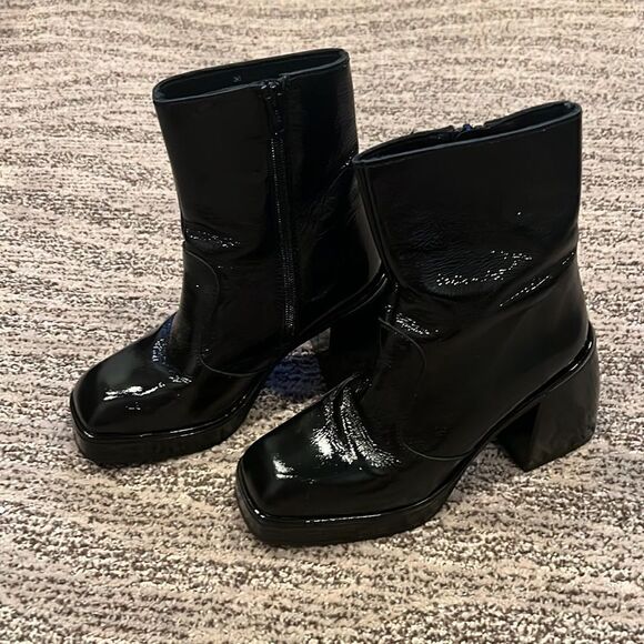 Free People Ruby Shine Platform Boots US 9.5 - Picture 5 of 13